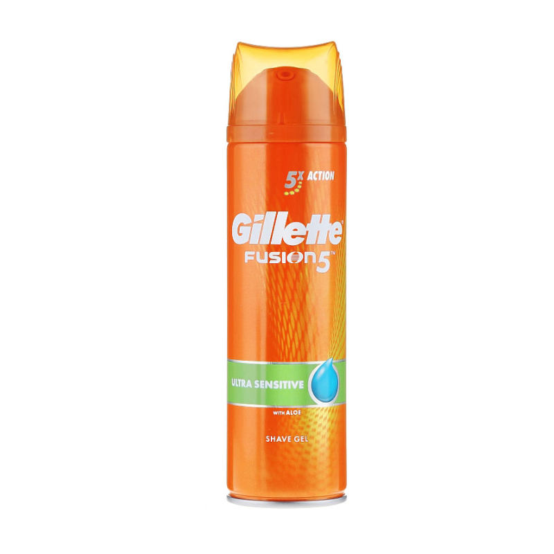 ژل اصلاح ژیلت مدل Fusion5 Ultra Sensitive حجم 200 میلی لیتر 1 ژل اصلاح ژیلت مدل Fusion5 Ultra Sensitive حجم 200 میلی لیتر