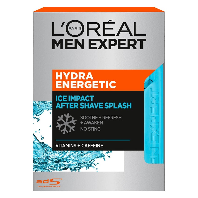 افتر شیو لورآل مدل HYDRA ENERGETIC حجم 100 میلی لیتر 1 افتر شیو لورآل مدل HYDRA ENERGETIC
