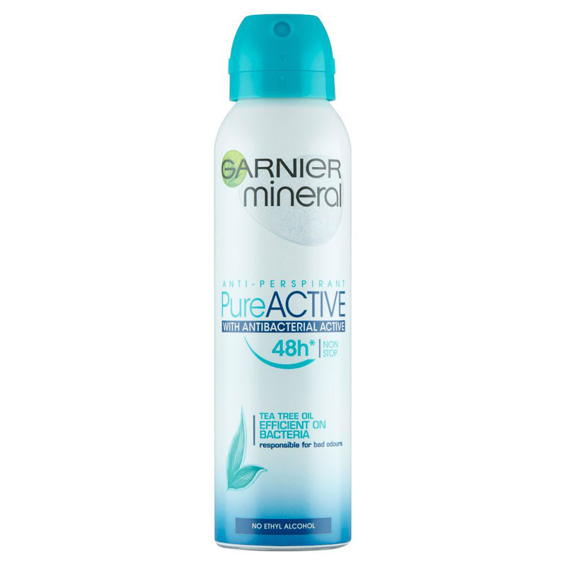 اسپری ضد تعریق زنانه گارنیه مدل Pure Active Antibacterial