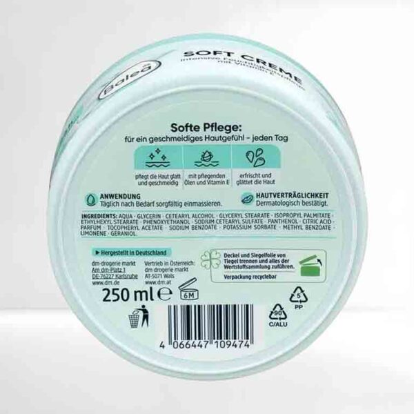 کرم مرطوب کننده صورت و بدن باله آ مدل Soft Cream