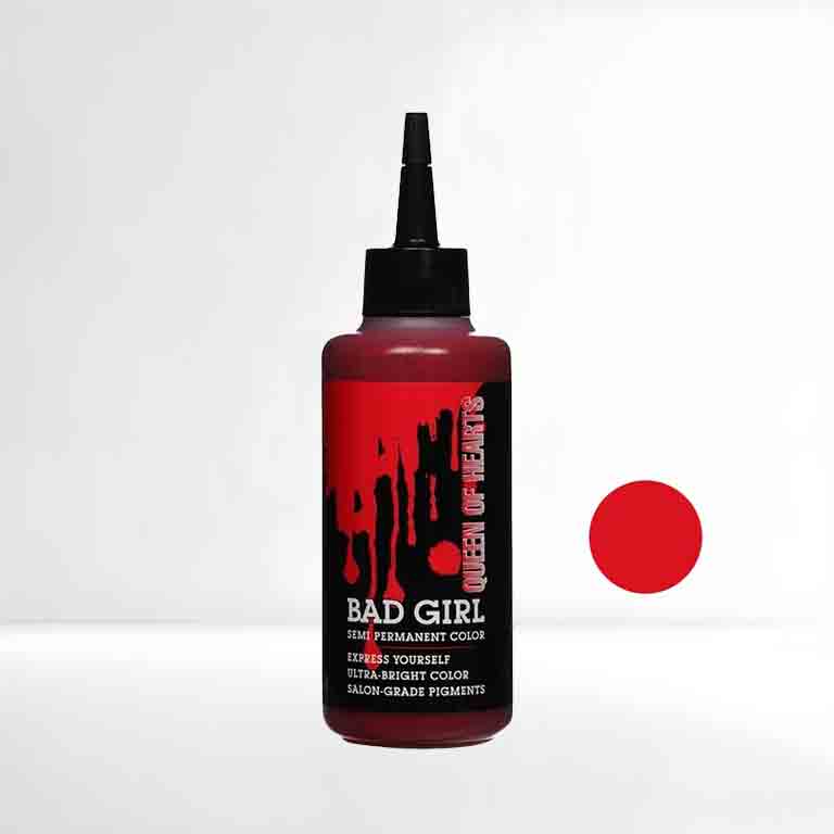 شامپو رنگ Bad Girl مدل Queen of Hearts قرمز آتشین 1 شامپو رنگ Bad Girl مدل Queen of Hearts